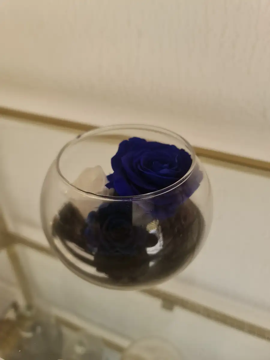 Boule éternelle bleu et blanc