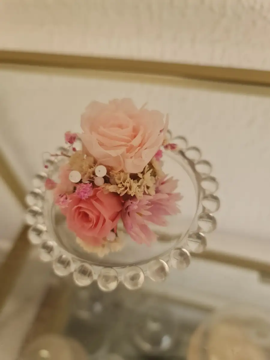 Minis cloche éternelle rose