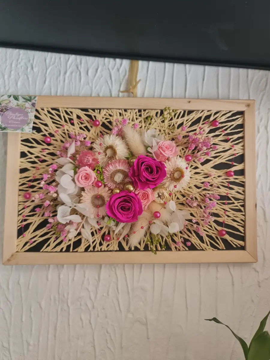 Tableau éternelles rose