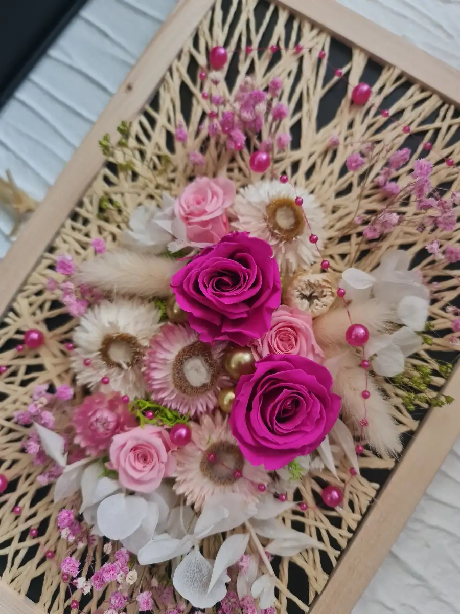 Tableau éternelles rose